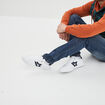 Tennis basses à lacets blanc homme