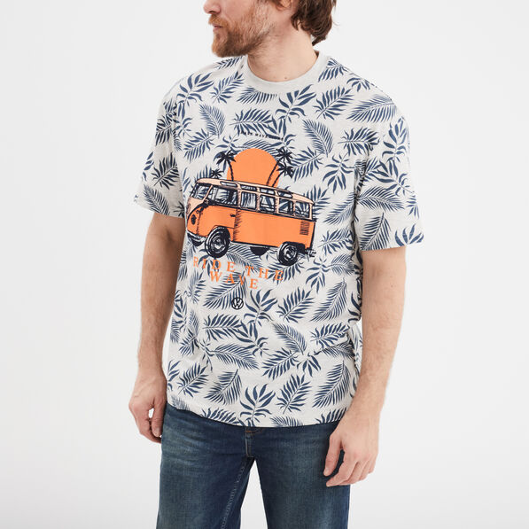 t shirt manches courtes volkswagen ivoire homme T-shirt manches courtes Volkswagen ivoire homme