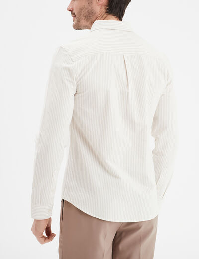 Chemise manches longues Creeks sable homme