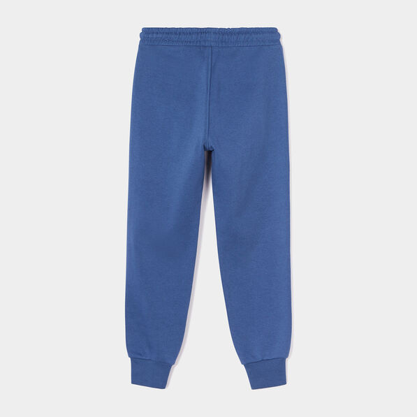 Pantalon de jogging bas resserré bleu foncé garçon