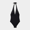 Maillot de bain une pi&egrave;ce gainant noir femme