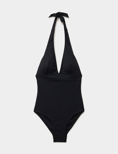 Maillot de bain une pi&egrave;ce gainant noir femme