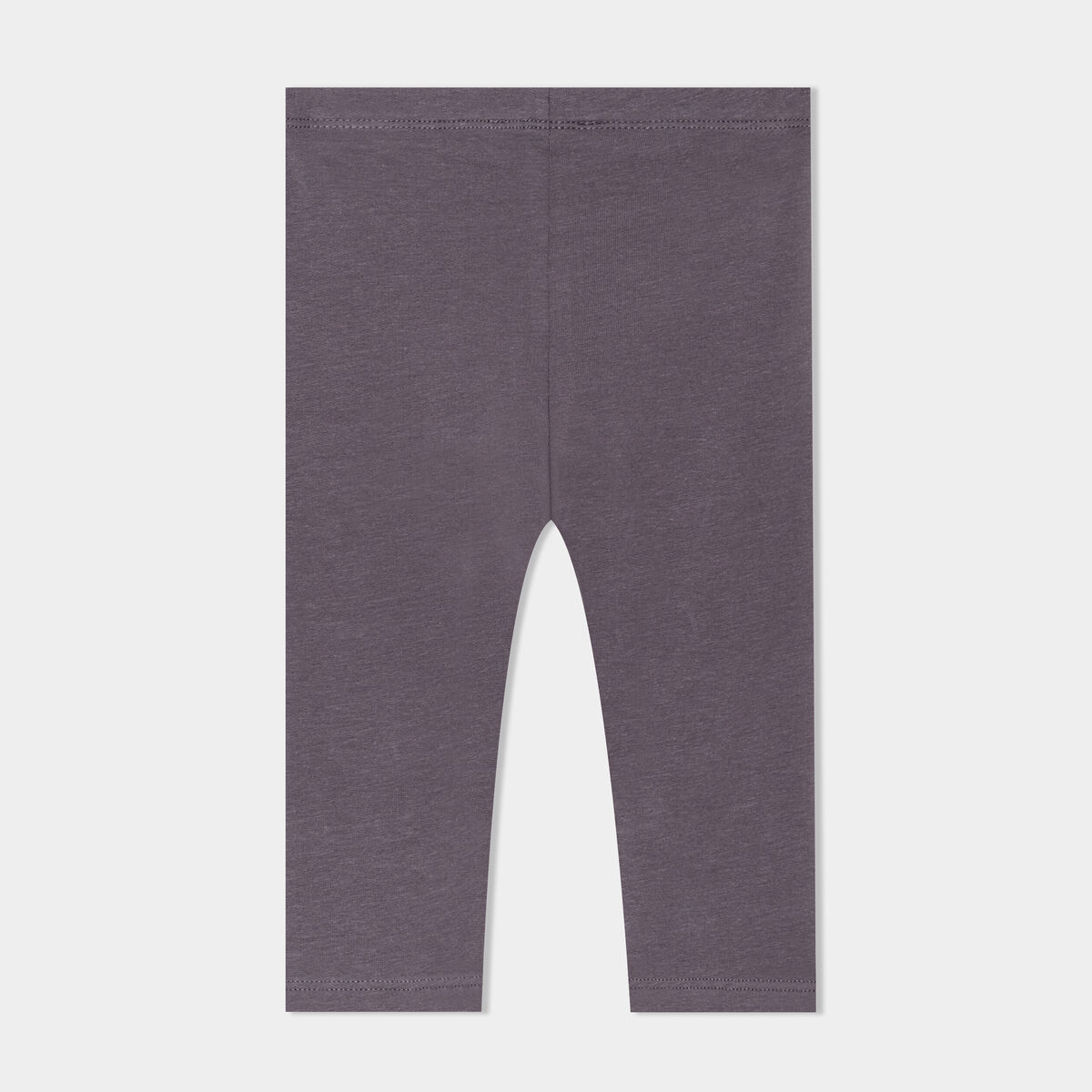 Legging coton avec patchs gris foncé bébé fille