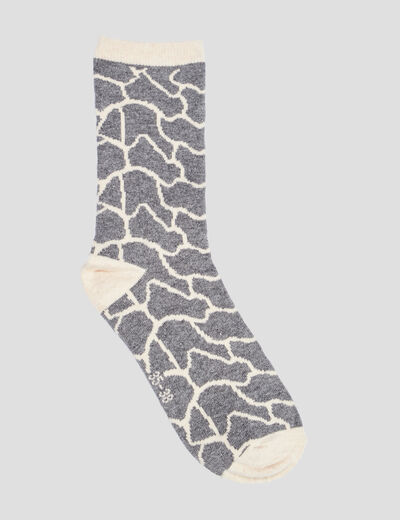 Lot 5 paires chaussettes sable femme