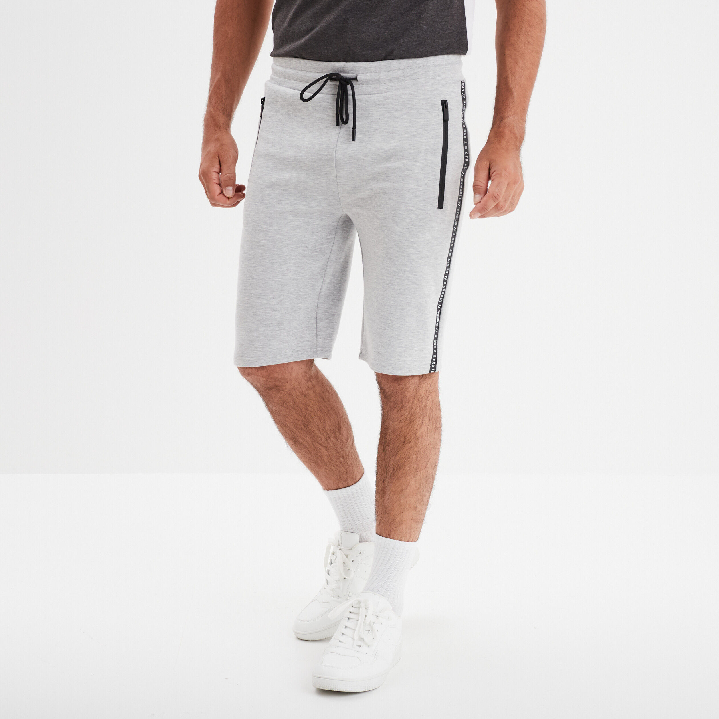 Short de jogging Liberto gris homme LIBERTO