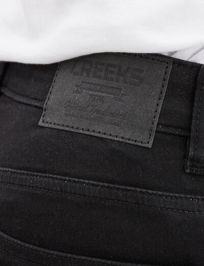 Jean stretch coupe slim denim noir homme