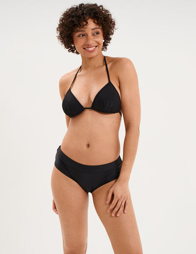 Bas de maillot de bain shorty noir femme