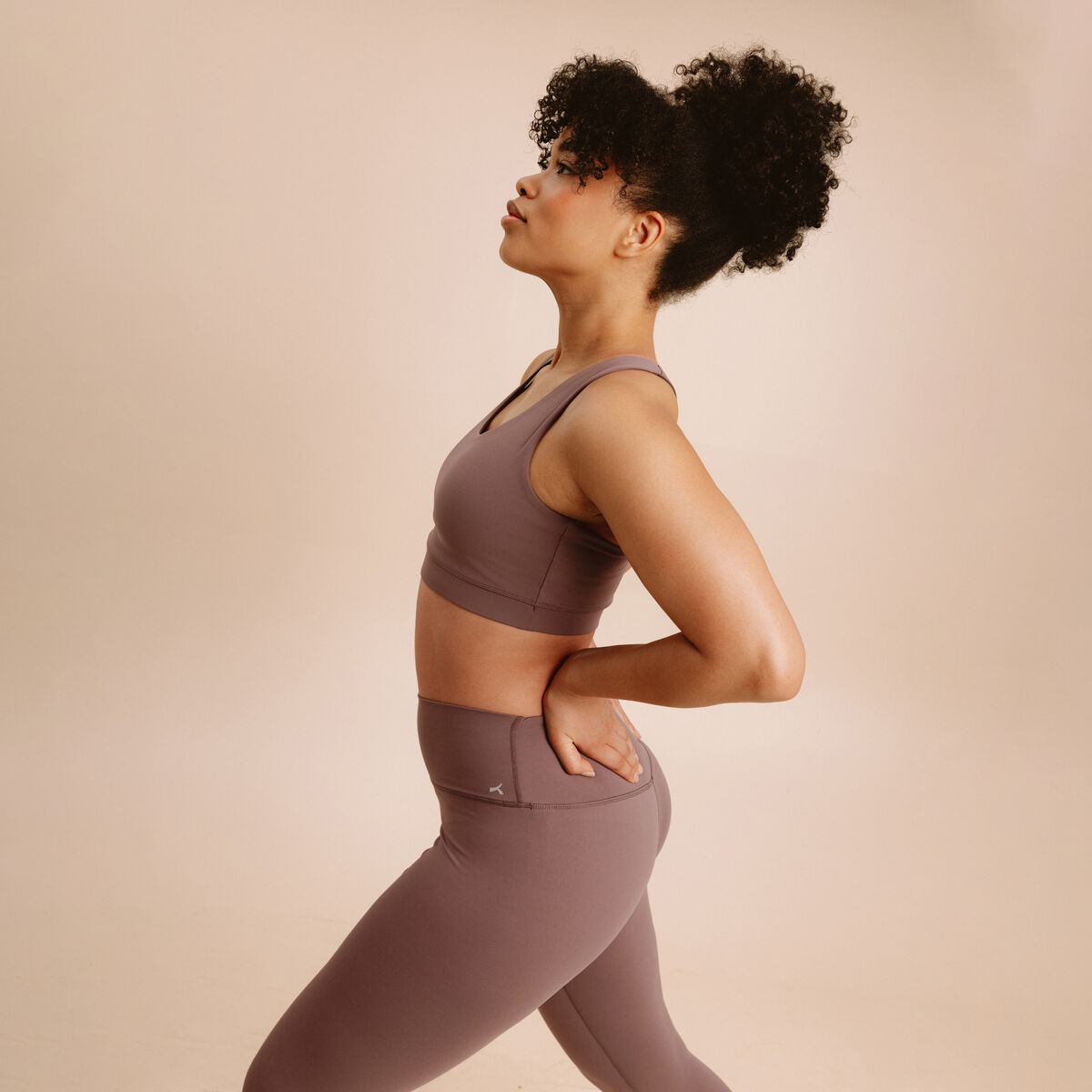 Brassi&egrave;re de sport dos nageur mauve femme
