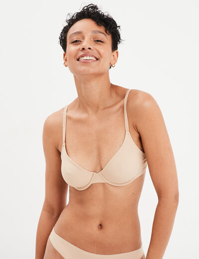 Soutien-gorge emboîtant ajustable beige femme