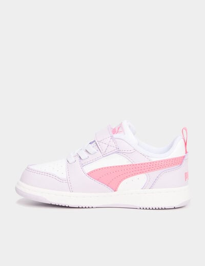 Tennis à lacets Puma V6 rose fushia fille