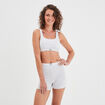 Cycliste en coton gris clair femme
