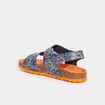 Semelles à scratchs Kickers Summerkro bleu marine garçon