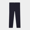 Legging 7/8 &egrave;me taille &eacute;lastiqu&eacute;e bleu marine femme