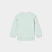 Sweat manches longues col rond vert clair bébé garçon