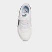 Tennis basses à scratchs Puma Caven blanc garçon