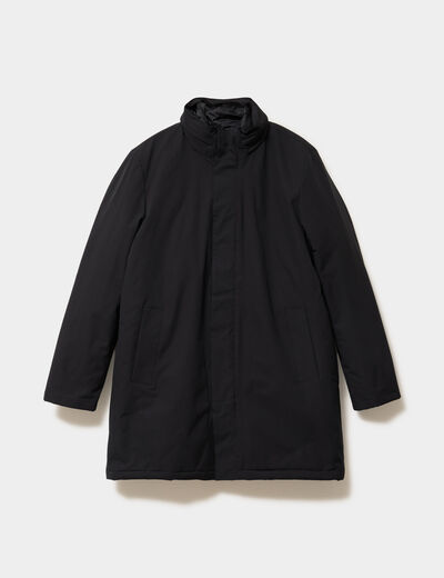 Parka 3-en-1 d&eacute;perlante noir homme