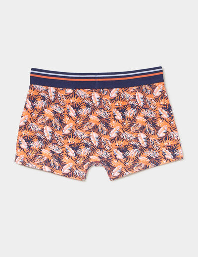 Lot 3 boxers orange corail homme