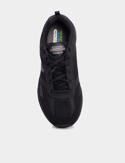 Baskets running mémoire forme Skechers noir homme