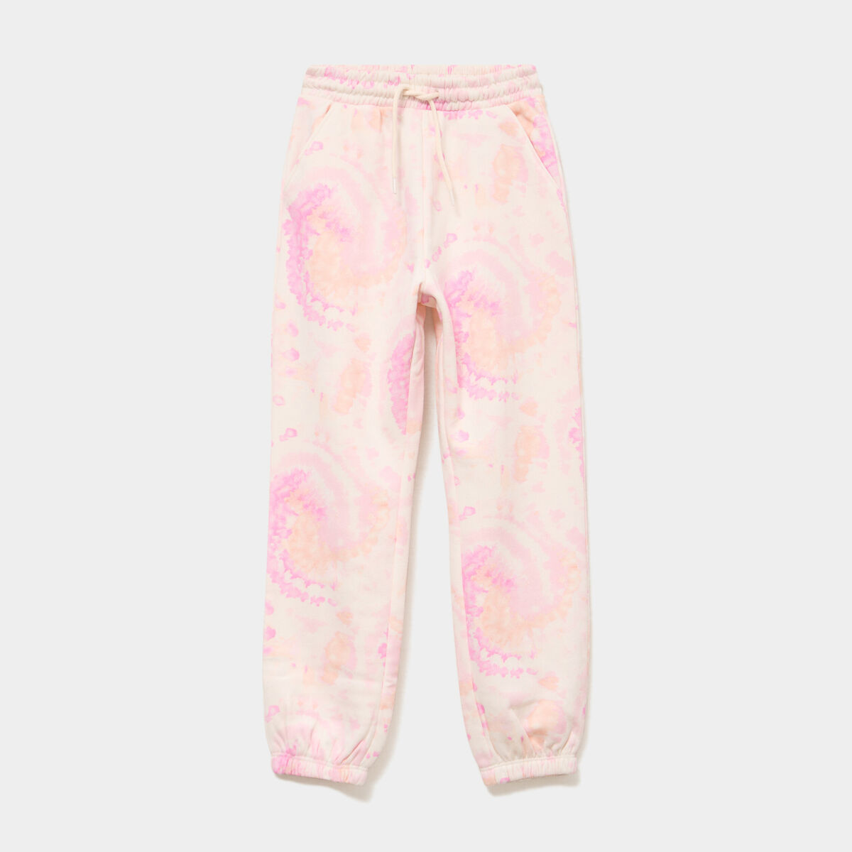 Pantalon de jogging molleton beige fille