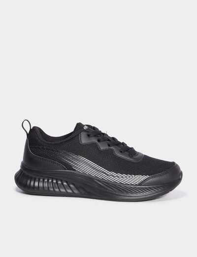 Baskets running noir garçon