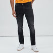 Jeans skinny stretch gris homme