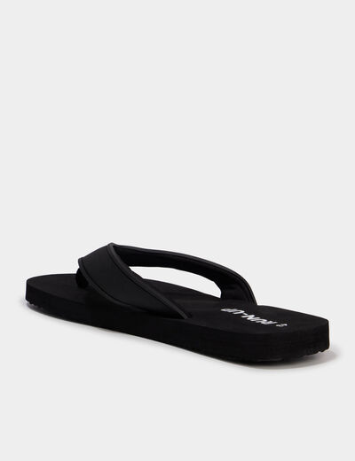 Tongs noir homme