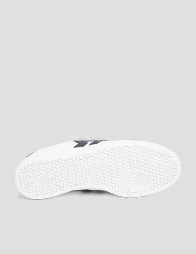 Tennis basses à lacets Creeks Thisto blanc garçon
