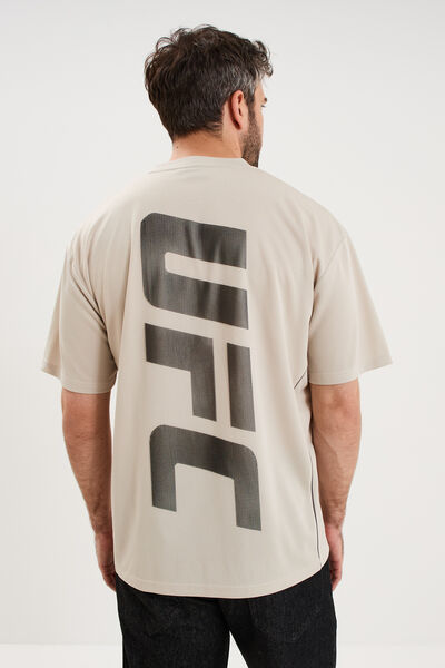 T-shirt manches courtes UFC sable homme