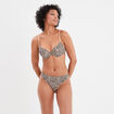 Soutien-gorge corbeille padd&eacute; microfibre ivoire femme