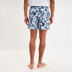 Short de bain bleu homme