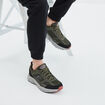 Baskets running mémoire forme Skechers vert kaki homme