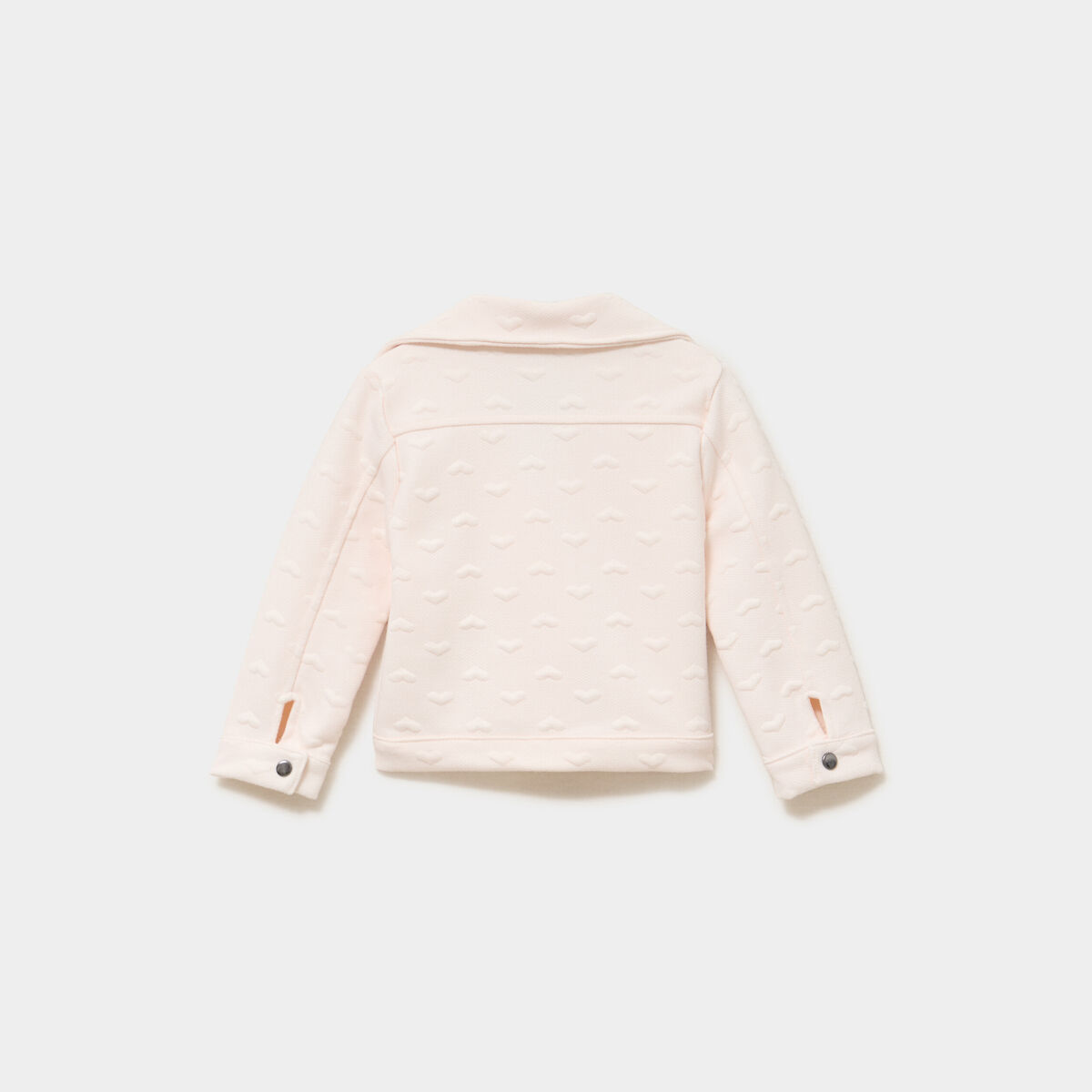 Veste esprit biker matelass&eacute;e creme b&eacute;b&eacute; fille