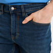 Bermuda stretch droit en jean denim dirty homme