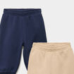 Lot 2 pantalons de jogging bas resserr&eacute; bleu marine b&eacute;b&eacute; gar&ccedil;on