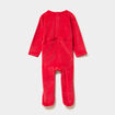 Dors-bien No&euml;l effet velours Stitch rouge b&eacute;b&eacute;