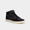 Baskets montantes &agrave; lacets noir homme
