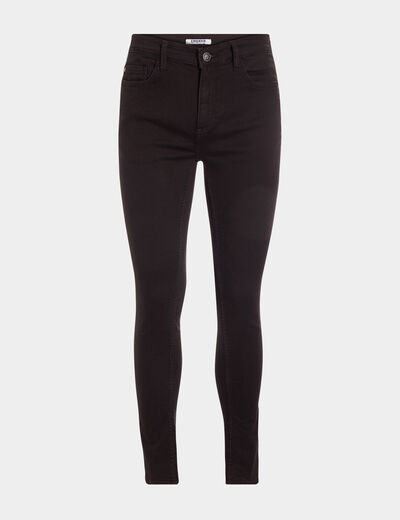 Jeans skinny taille standard noir homme