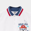 Polo coton Pat Patrouille blanc gar&ccedil;on