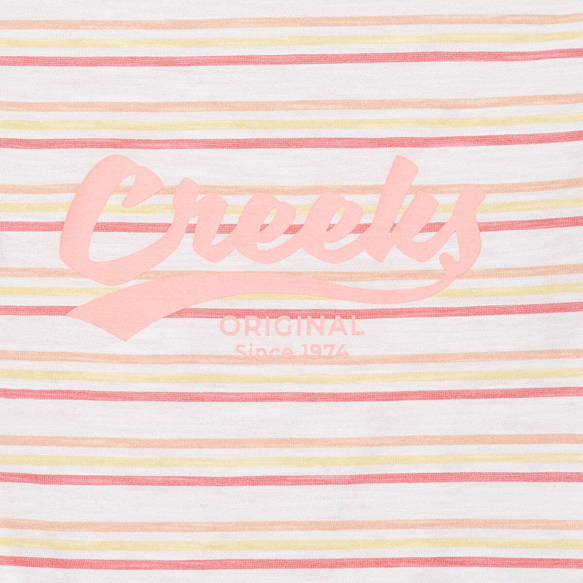 T-shirt manches courtes Creeks ecru bébé fille