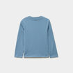 Ensemble pyjama pantalon t-shirt coton bleu gris gar&ccedil;on