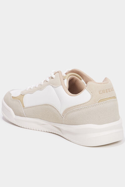 Baskets &agrave; lacets sable femme