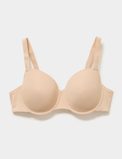 Soutien-gorge corbeille sable femme grande taille