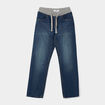 Jeans regular taille ajustable denim stone gar&ccedil;on