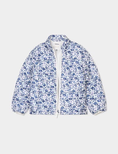 Parka 3-en-1 doudoune avec capuche bleu marine fille