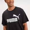 T-shirt droit manches courtes coton Puma noir homme
