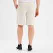 Short de jogging droit Liberto ecru homme