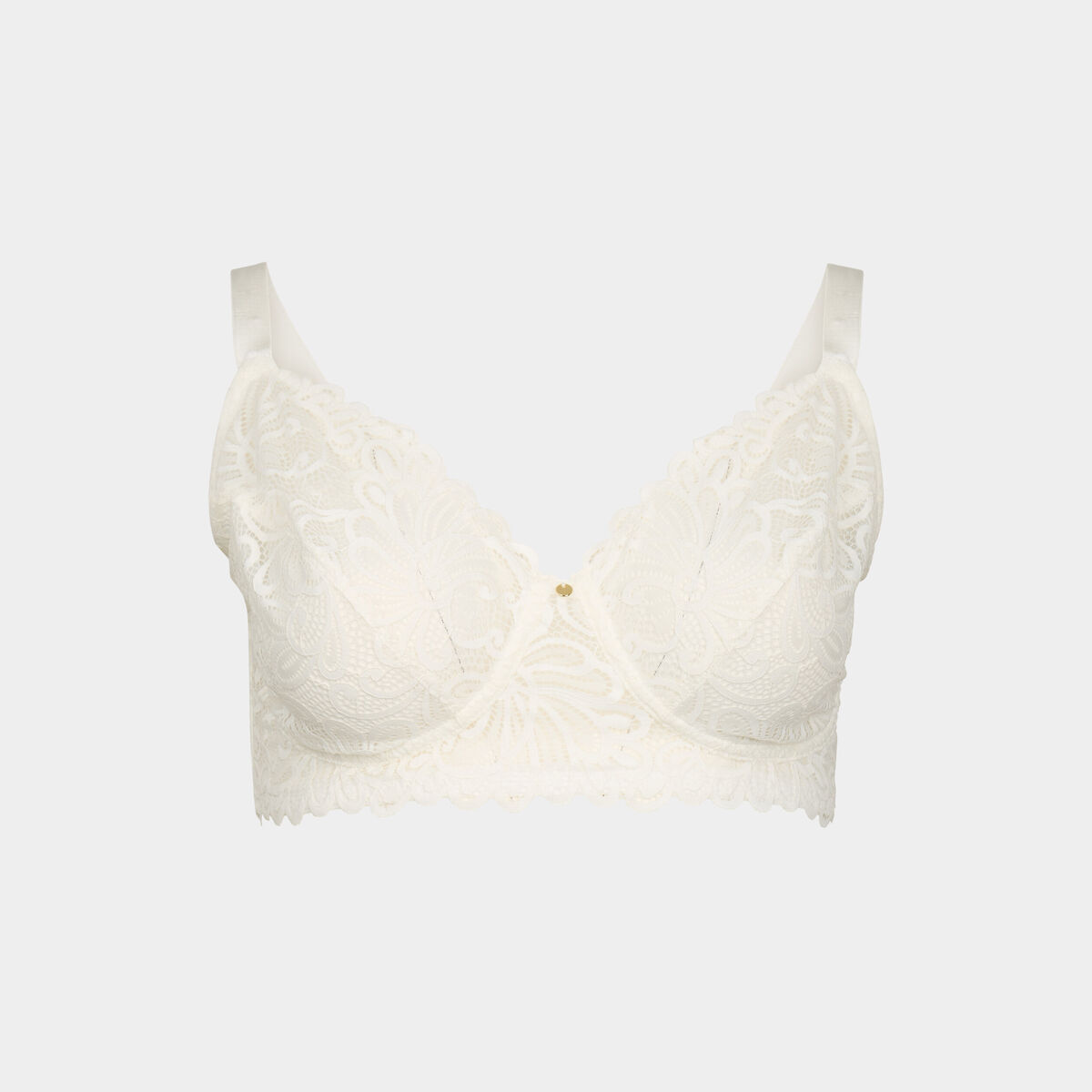 Soutien-gorge embo&icirc;tant dentelle blanc femme grande taille