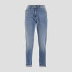 Jeans mom taille haute denim double stone femme