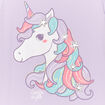 T-shirt manches papillons et paillettes mauve fille