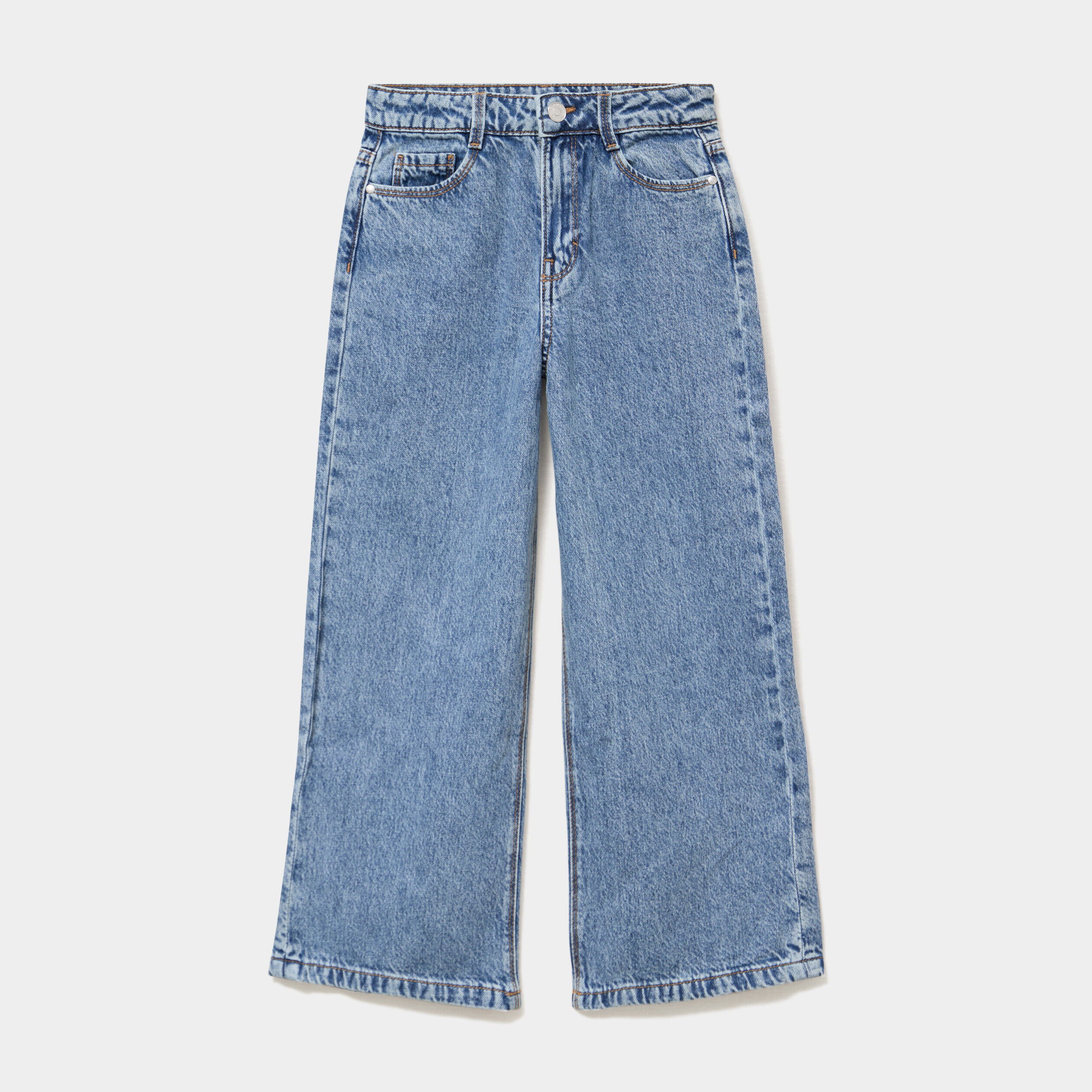 Jean large taille ajustable coton denim double stone fille CREEKS